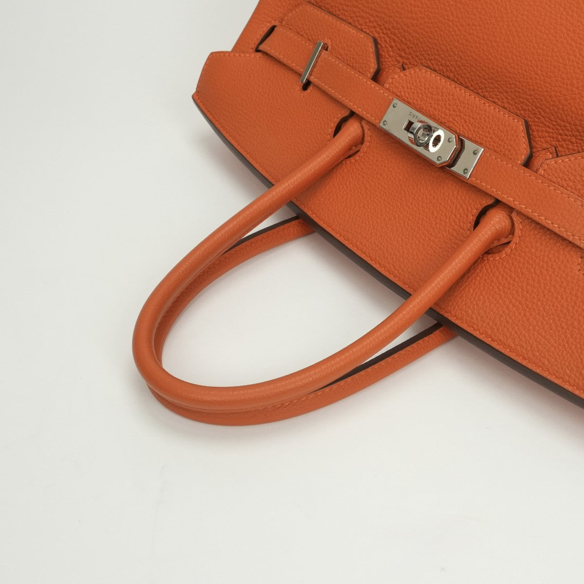 エルメス HERMES バーキン35 バーキン 35 バッグ トートバッグ トゴ オレンジ Orange シルバー金具 ハンドバッグ