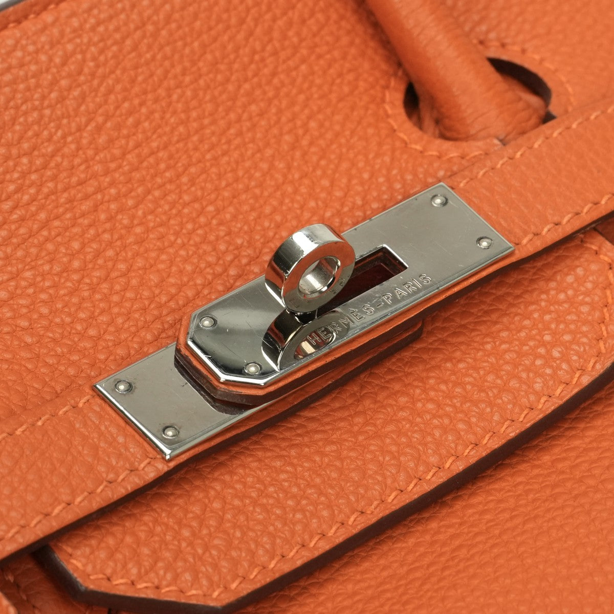 エルメス HERMES バーキン35 バーキン 35 バッグ トートバッグ トゴ オレンジ Orange シルバー金具 ハンドバッグ