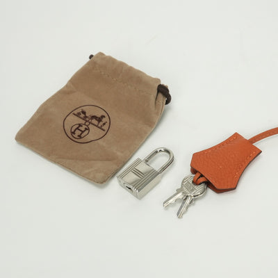 エルメス HERMES バーキン35 バーキン 35 バッグ トートバッグ トゴ オレンジ Orange シルバー金具 ハンドバッグ