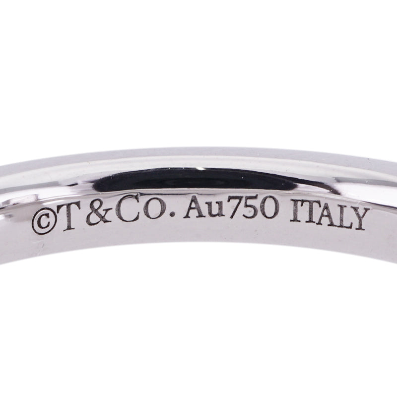 Tiffany & Co. Tiffany＆Co。 t一个环t一个狭窄的戒指 Tiffany & Co. T环750WG银白金