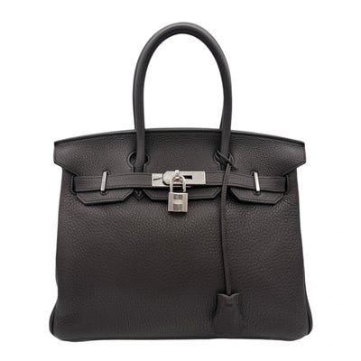 HERMES 헤르메스 Birkin 30 Birkin 30 토트 백 토리 온 클레멘스 브라운 실버 하드웨어