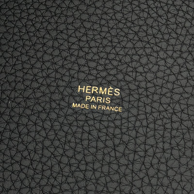 HERMES 爱马仕 Picotin lock MM Picotin lock MM Picotin lock 22 手提袋Toryon Clemence Noir黑金硬件