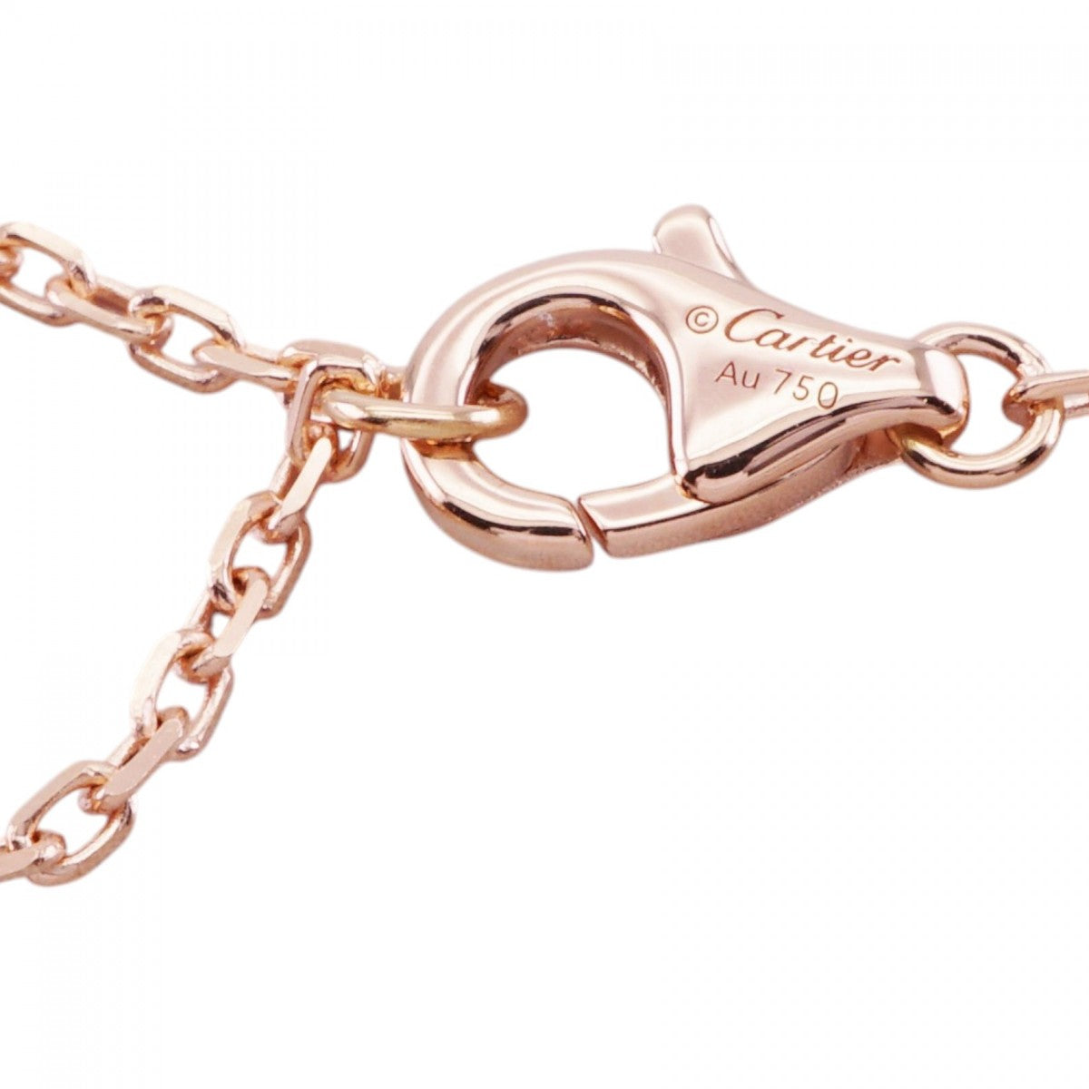 CARTIER Cartier Love necklace Pendant Choker Pink Gold Diamond Pendant