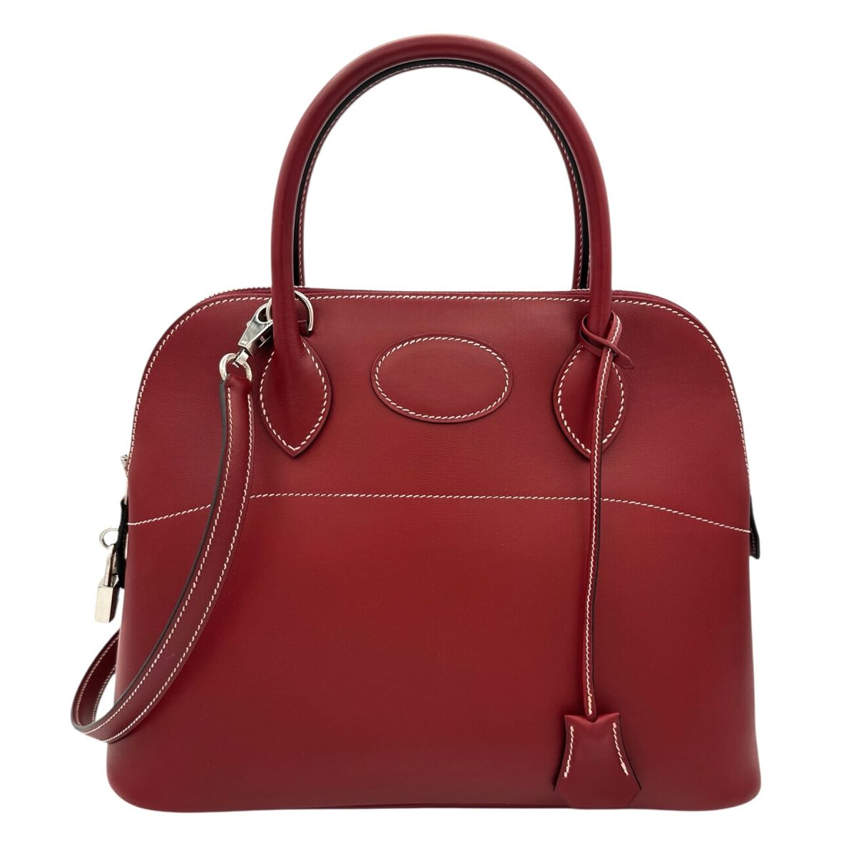 HERMES HERMES Bolide 31 Bolide 31 Bag, Tote Bag, Shoulder Bag, Vaushamony, Rouge Ash, Red, Red, Silver Fittings