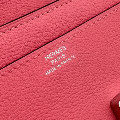 HERMES 헤르메스 Constance long to go Constance long to go 지갑 롱 지갑 긴 지갑 에버 컬러 로즈 아자르 핑크 실버 메탈 피팅