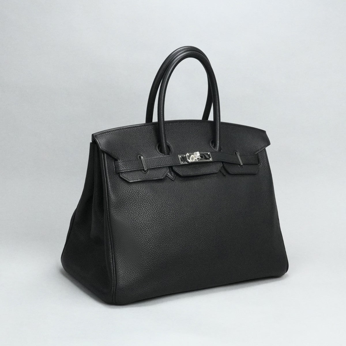 HERMES 헤르메스 Birkin 35 Birkin 35 토트 백 토고 누아 블랙 실버 하드웨어