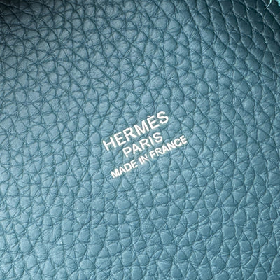 エルメス HERMES ピコタンロックPM カザック ピコタンロック PM ピコタンロック18 バッグ トートバッグ トリヨンクレマンス ヴェールシプレス ヴェールボスフォール グリーン 緑 シルバー金具