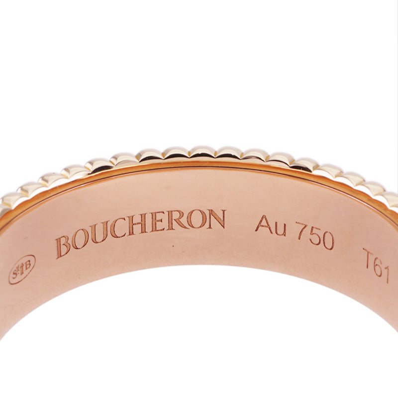 BOUCHERON Boucheron Quatre Classic Ring Small Quatre ring 퀘이터 클래식 링 옐로우 골드 핑크 골드 화이트 골드 브라운 옐로우 골드 화이트 골드 핑크 골드 브라운 PVD