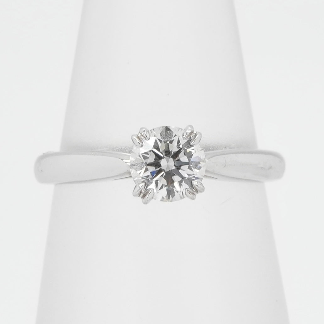 HARRY WINSTON HARRY WINSTON Round Cut Solitaire Ring Round Cut Solitaire Ring Solitaire Engagement Ring Ring Pt950 Silver Diamond Ring Engagement Ring Platinum