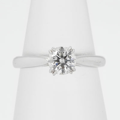 HARRY WINSTON HARRY WINSTON Round Cut Solitaire Ring Round Cut Solitaire Ring Solitaire Engagement Ring Ring Pt950 Silver Diamond Ring Engagement Ring Platinum