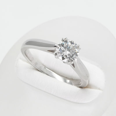 HARRY WINSTON HARRY WINSTON Round Cut Solitaire Ring Round Cut Solitaire Ring Solitaire Engagement Ring Ring Pt950 Silver Diamond Ring Engagement Ring Platinum