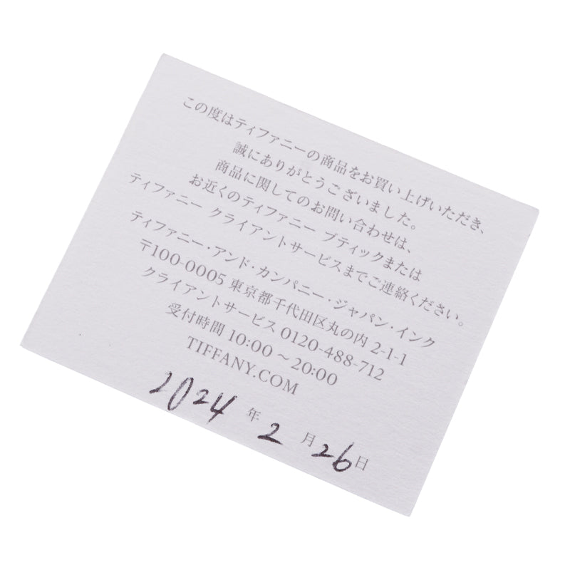 Tiffany & Co. Tiffany＆Co。线环T线18k白金 Tiffany & Co. T环750WG银T线钻石白金