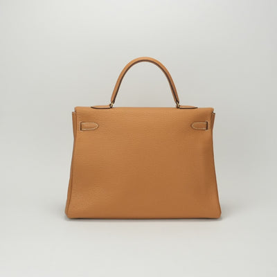 エルメス HERMES ケリー35 ケリー 35 バッグ トートバッグ ヴェルソ フィヨルド ナチュラル ゴールド ブラウン ゴールド金具
