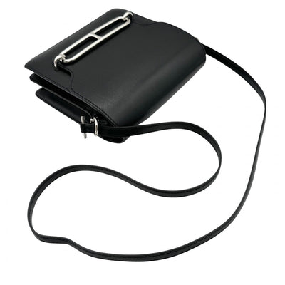 HERMES HERMES Sac roulis mini Sac roulis mini Bag Shoulder Bag Ever Color Noir Black Silver Metal Fittings Ever Color