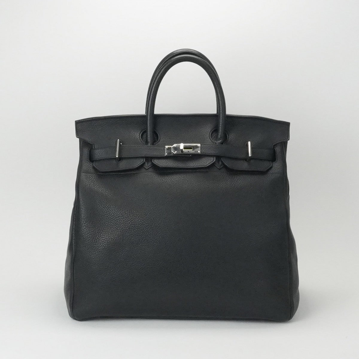 エルメス HERMES オータクロア40 オータクロア 40 バッグ トートバッグ トゴ ノワール ブラック 黒 シルバー金具