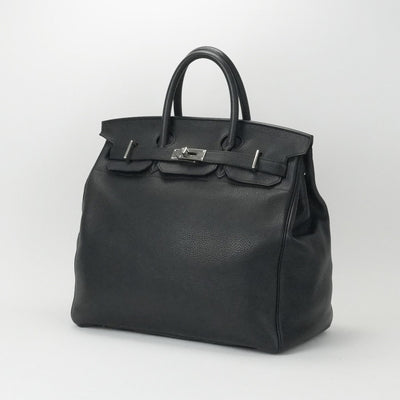 エルメス HERMES オータクロア40 オータクロア 40 バッグ トートバッグ トゴ ノワール ブラック 黒 シルバー金具
