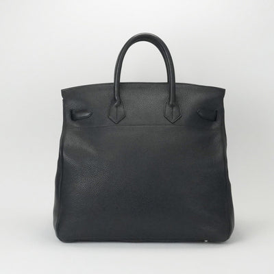 エルメス HERMES オータクロア40 オータクロア 40 バッグ トートバッグ トゴ ノワール ブラック 黒 シルバー金具