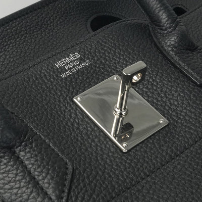 エルメス HERMES オータクロア40 オータクロア 40 バッグ トートバッグ トゴ ノワール ブラック 黒 シルバー金具