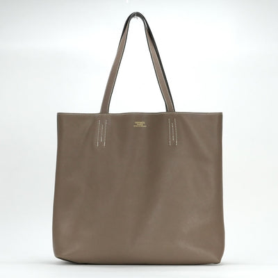 HERMES 爱马仕 Double sens 36 Double sens 36 Double sens 36 手提袋Toryon Clemence Swift Etoup Grey