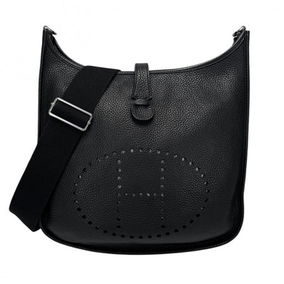 HERMES HERMES Evelyne 3PM Evelyne 3PM Evelyne 3PM Bag, Tote bag, Shoulder bag, Toryon Clemence, Noir, Black, Silver hardware