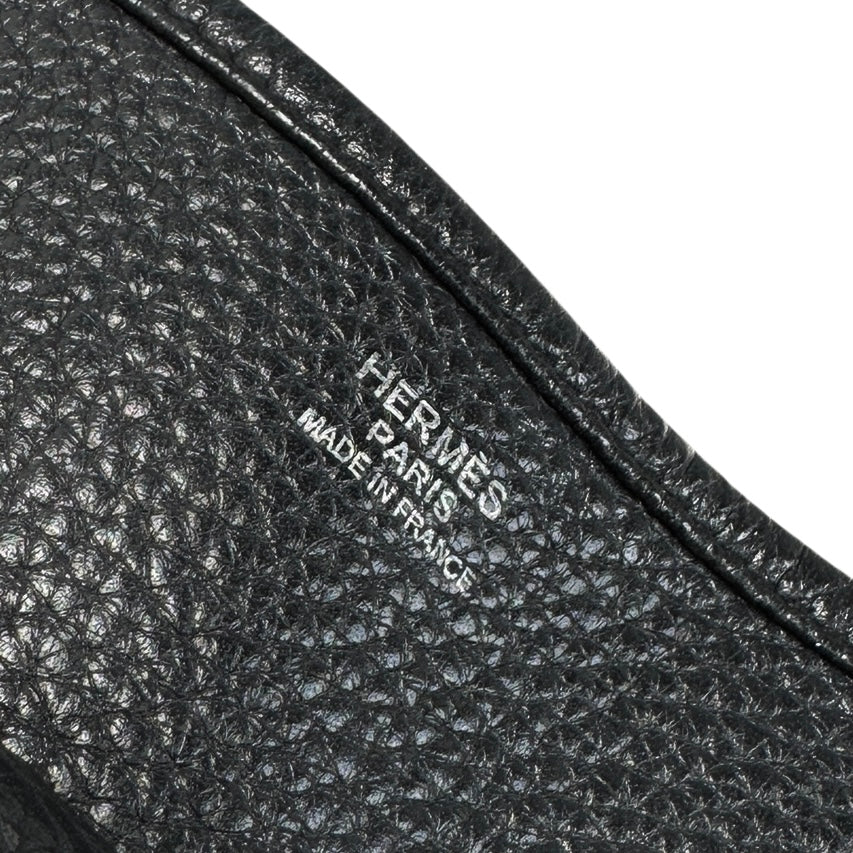 HERMES HERMES Evelyne 3 GM Evelyne 3GM Evelyne 3 GM Bag, Tote bag, Shoulder bag, Toryon Clemence, Noir, Black, Silver hardware