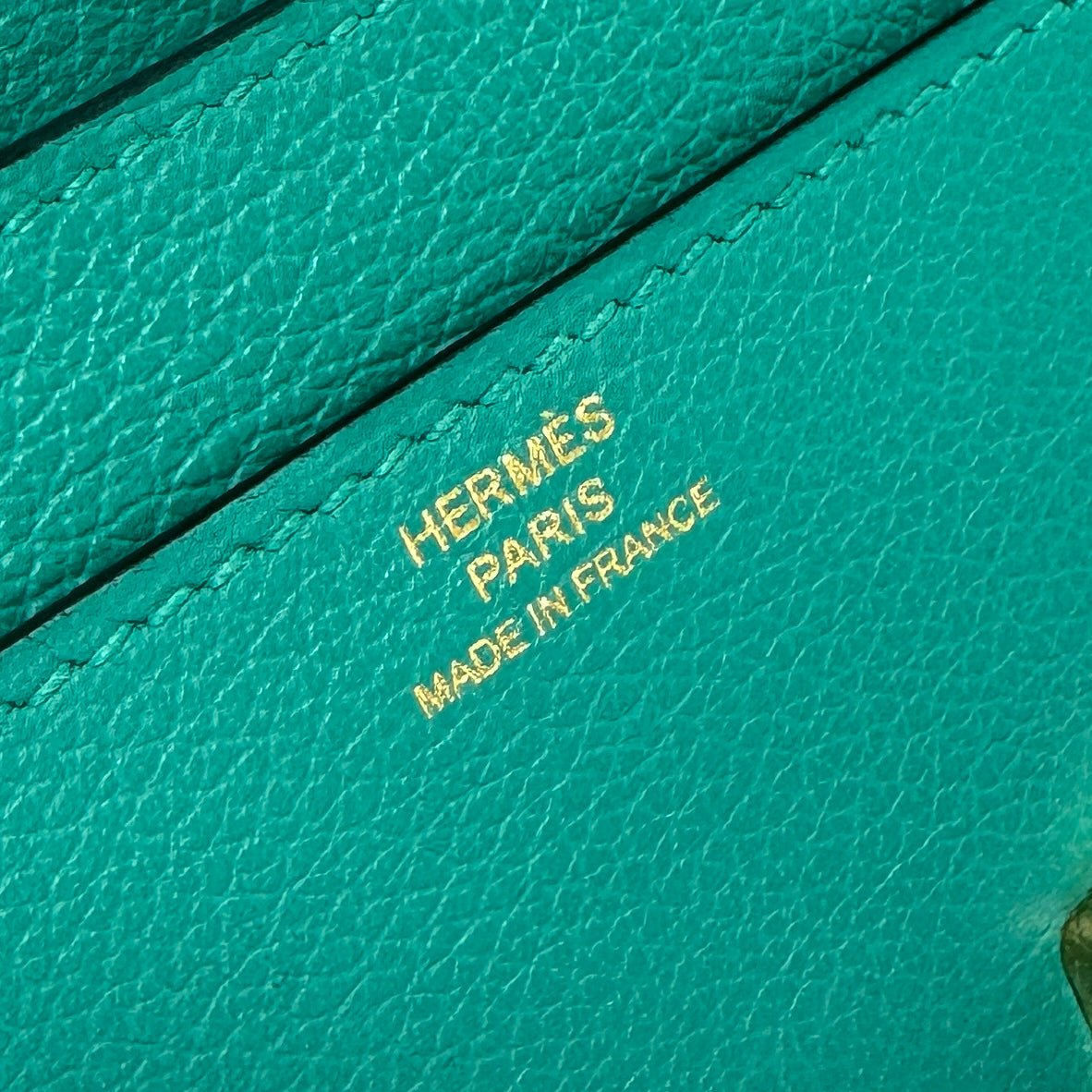 エルメス HERMES コンスタンスロング コンスタンス ロング 財布 長財布 ロングウォレット エバーカラー グリーン 緑 ゴールド金具 エヴァーカラー