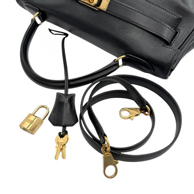 HERMES HERMES Kelly 32 Kelly 32 Bag, Tote Bag, Shoulder Bag, Gulliver, Noir, Black, Black, Gold Hardware, Vogliver