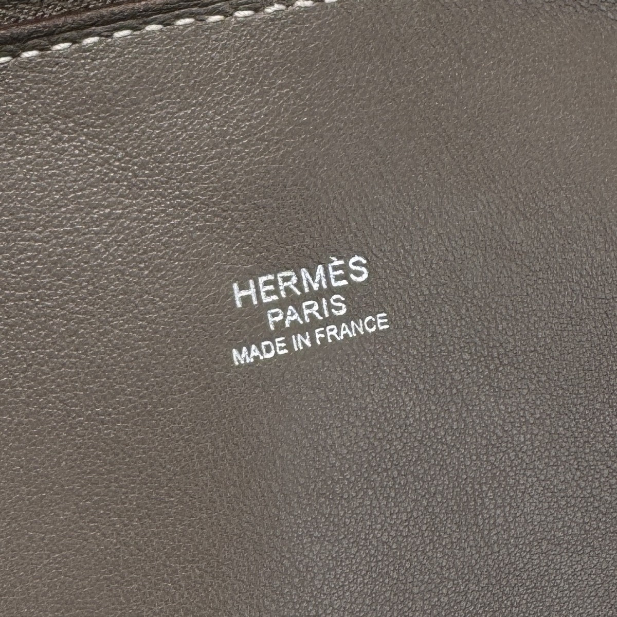 エルメス HERMES ボリードリラックス40 ボリード40 バッグ トートバッグ ヴォーシッキム エタン グレー シルバー金具