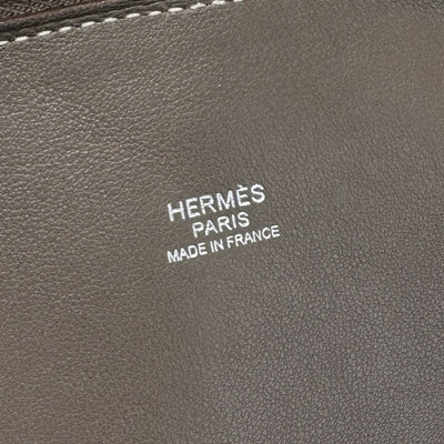 エルメス HERMES ボリードリラックス40 ボリード40 バッグ トートバッグ ヴォーシッキム エタン グレー シルバー金具