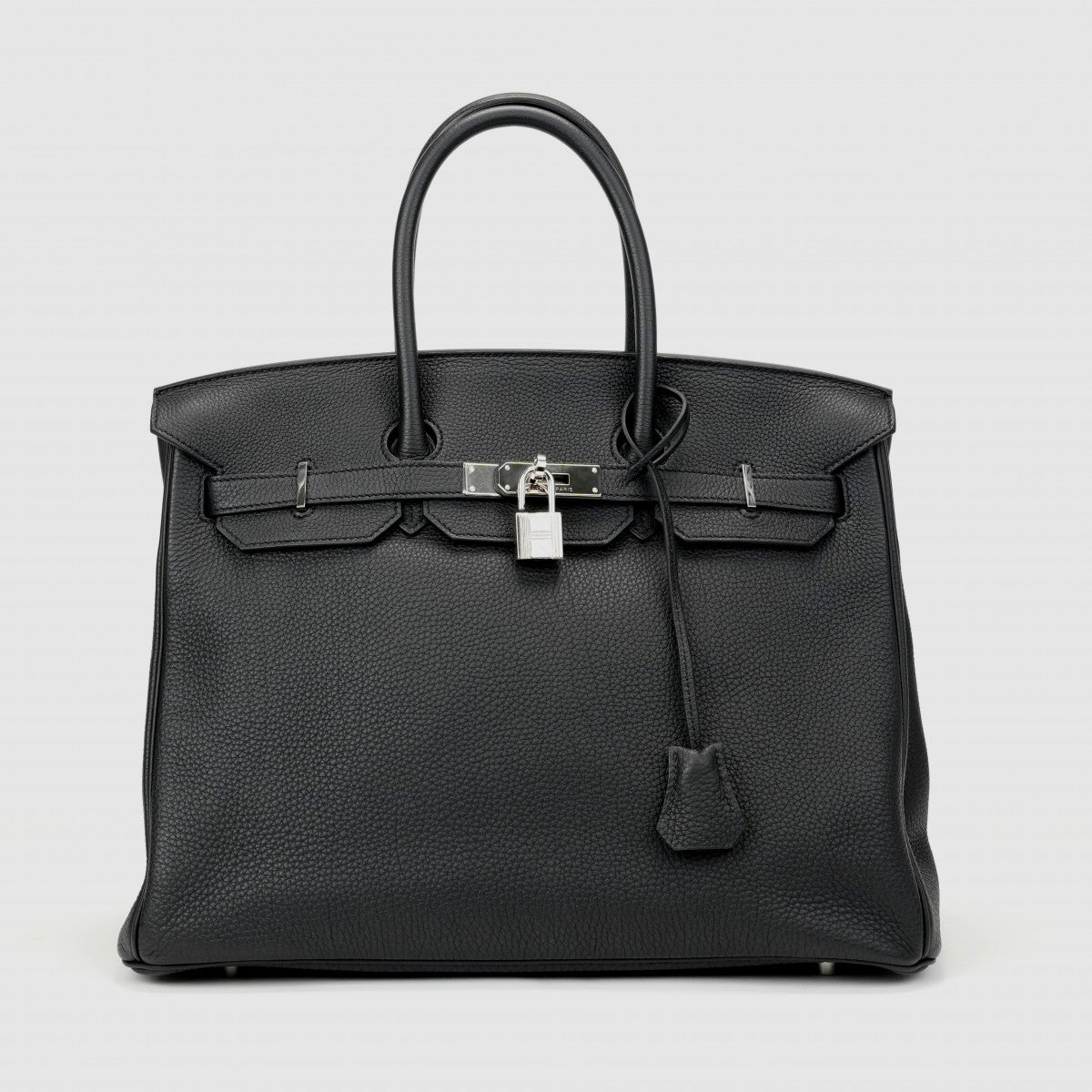 HERMES 헤르메스 Birkin 35 Birkin 35 토트 백 토고 누아 블랙 실버 하드웨어