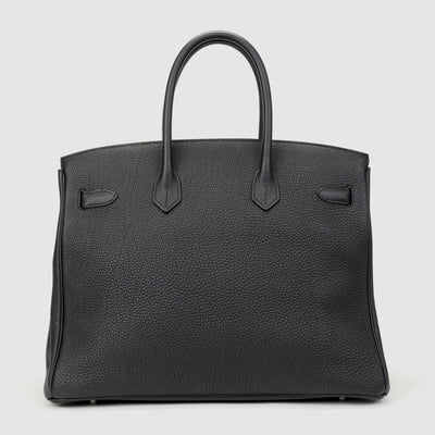 HERMES 헤르메스 Birkin 35 Birkin 35 토트 백 토고 누아 블랙 실버 하드웨어