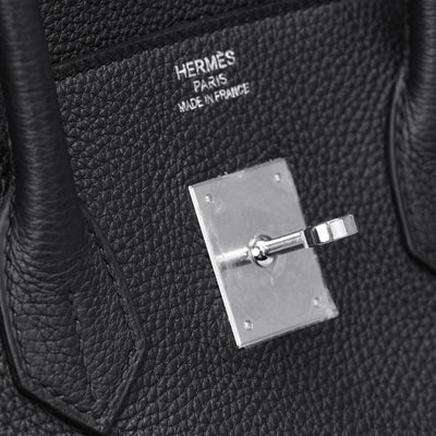 エルメス HERMES バーキン35 バーキン 35 バッグ トートバッグ トゴ ノワール ブラック 黒 シルバー金具