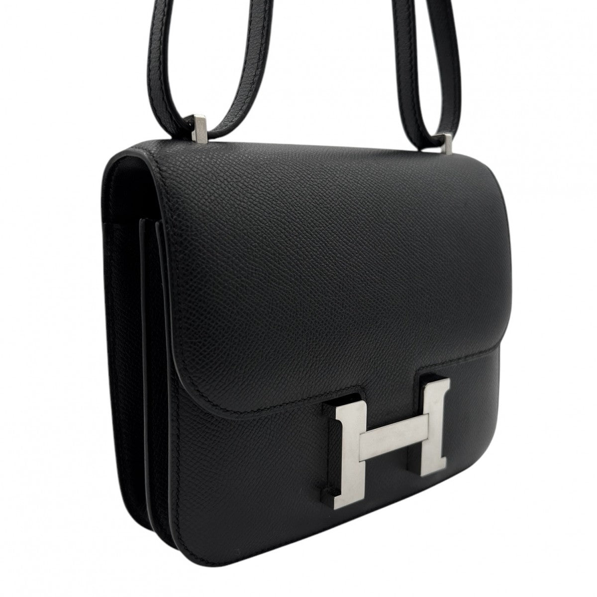 HERMES HERMES Constance 3 mini 18 Constance 3 Mini 18 Bag Shoulder Bag Epson Noir Black Silver Hardware Vaugh Epson