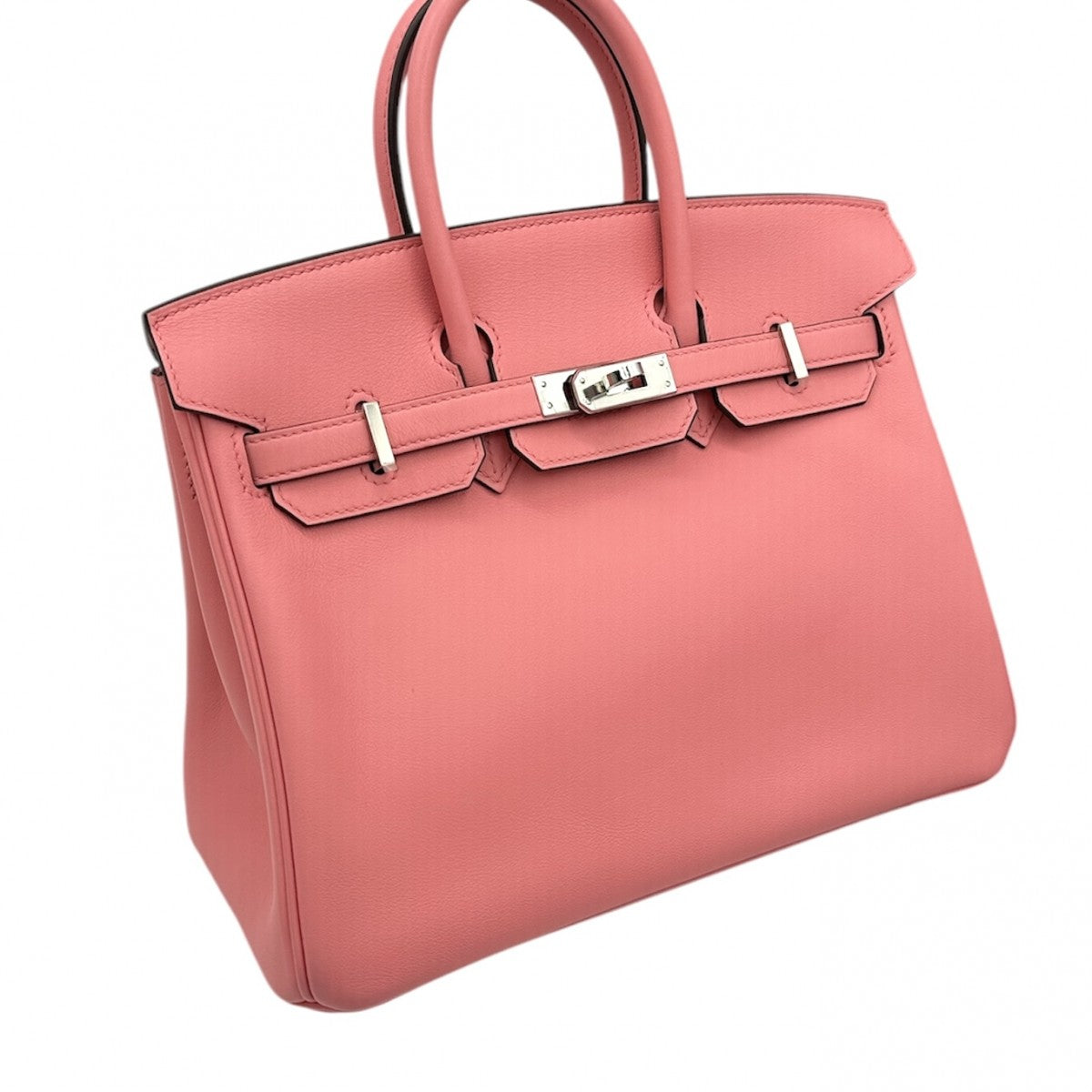 HERMES HERMES Birkin 25 Birkin 25 Bag, Tote Bag, Swift, Rose Azare, Pink, Silver Hardware