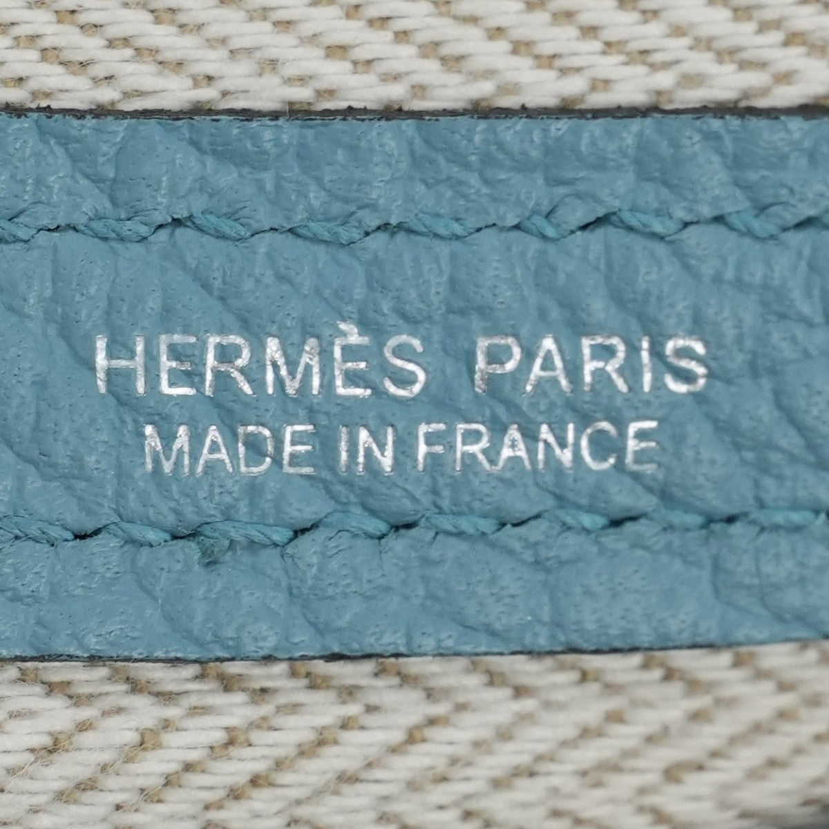 HERMES HERMES Garden party PM Garden party PM Garden Party 36 Garden party Bag, Tote Bag, Country, Blue Atol, Blue, Light Blue, Silver Fittings