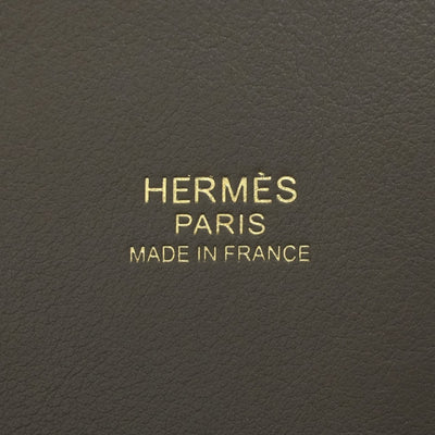 HERMES 爱马仕 Bolide 31 Bolide 31 包，手提袋，肩膀袋，灰褐色，灰色，金色配件