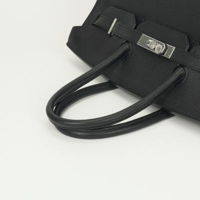 HERMES HERMES Birkin 35 Birkin 35 Tote bag Toryon Clemence Noir Black Silver Metal fittings
