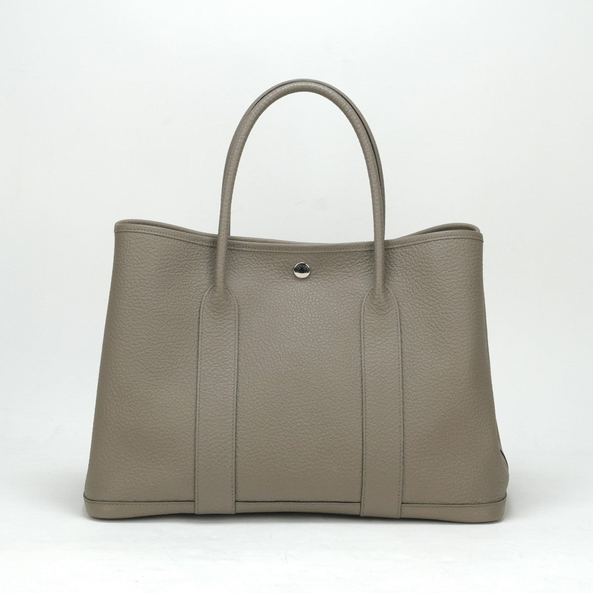 HERMES HERMES Garden party PM Garden party PM Garden Party 36 Garden party Bag, Tote Bag, Country, Turtière Gray, Grey, Silver Hardware