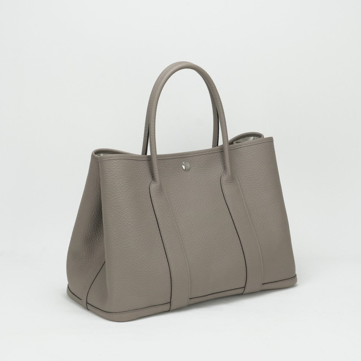 HERMES HERMES Garden party PM Garden party PM Garden Party 36 Garden party Bag, Tote Bag, Country, Turtière Gray, Grey, Silver Hardware