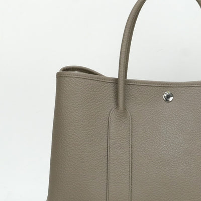 HERMES HERMES Garden party PM Garden party PM Garden Party 36 Garden party Bag, Tote Bag, Country, Turtière Gray, Grey, Silver Hardware