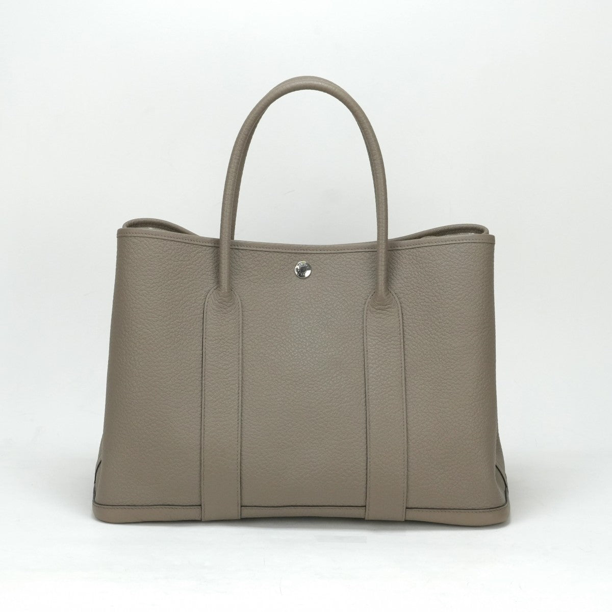 HERMES HERMES Garden party PM Garden party PM Garden Party 36 Garden party Bag, Tote Bag, Country, Turtière Gray, Grey, Silver Hardware