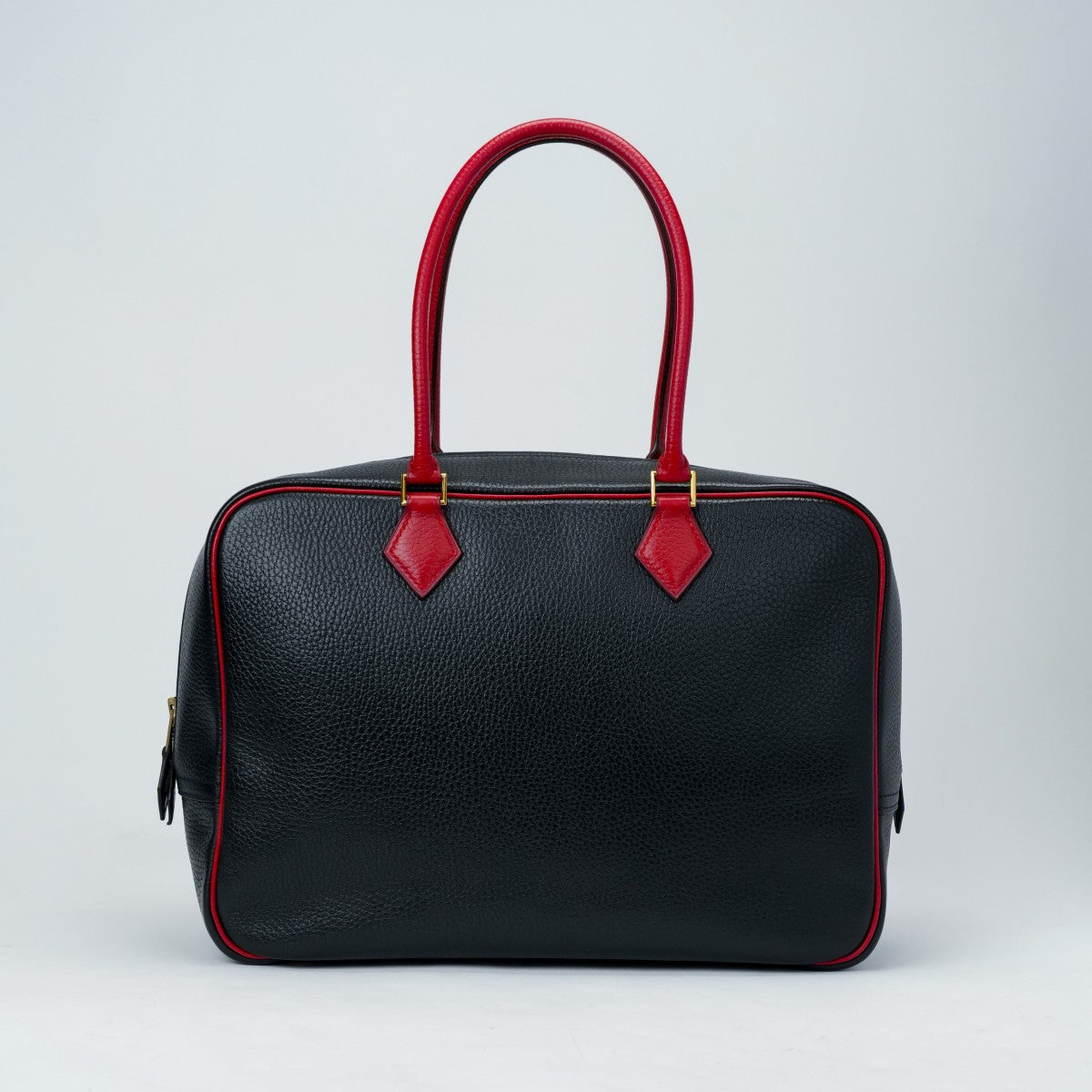 HERMES HERMES Plume 32 Plume 32 Bag Tote Bag Ardennes Noir Rouge Vif Black Red Black Red Gold Metal Fittings