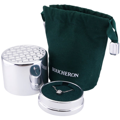 BOUCHERON Boucheron Vendome Lisere 목걸이 펜던트 초커 750wg 실버 블랙 화이트 골드 다이아몬드 펜던트