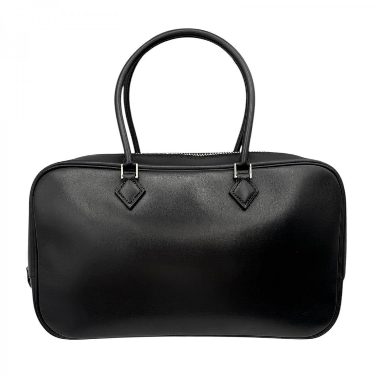 HERMES HERMES Plume elan Plume plume 28 Plume elan 28 Bag, Tote Bag, Box Calf, Noir, Black, Silver Fittings