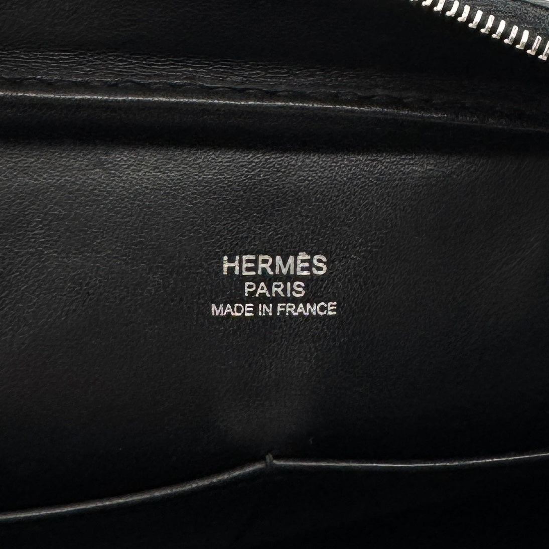 HERMES HERMES Plume elan Plume plume 28 Plume elan 28 Bag, Tote Bag, Box Calf, Noir, Black, Silver Fittings