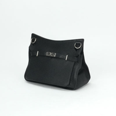 HERMES HERMES Jypsiere 28 Jypsiere 28 Bag, Tote bag, Shoulder bag, Toryon Clemence, Noir, Black, Silver hardware