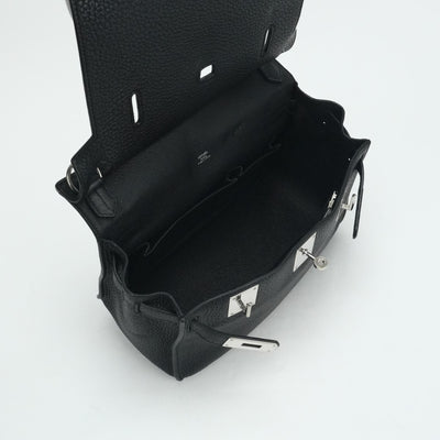 HERMES HERMES Jypsiere 28 Jypsiere 28 Bag, Tote bag, Shoulder bag, Toryon Clemence, Noir, Black, Silver hardware