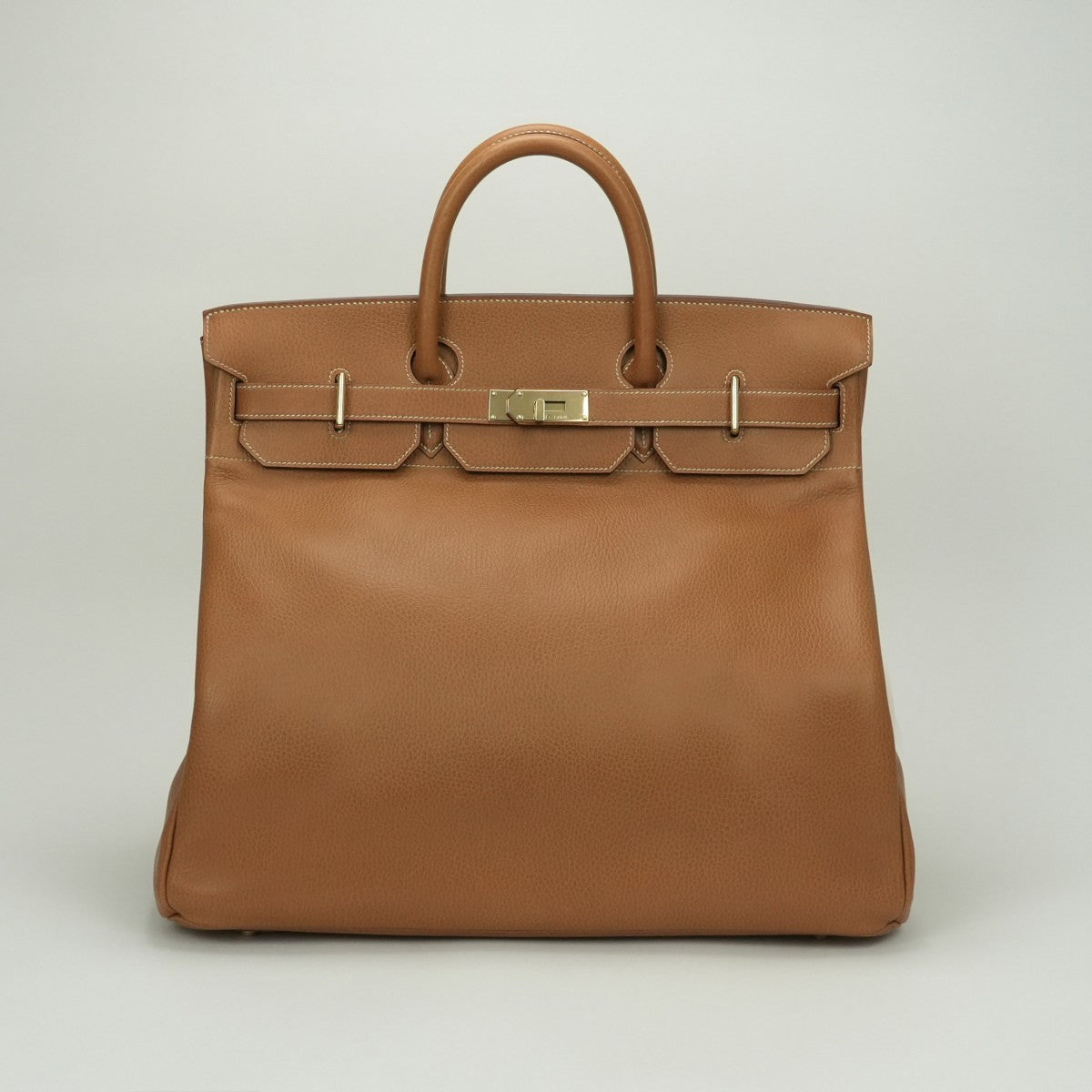 エルメス HERMES オータクロア45 オータクロア 45 バッグ トートバッグ アルデンヌ ナチュラル Natural ブラウン brown 茶 ゴールド金具