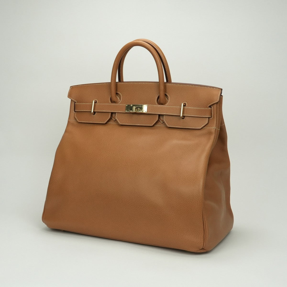 エルメス HERMES オータクロア45 オータクロア 45 バッグ トートバッグ アルデンヌ ナチュラル Natural ブラウン brown 茶 ゴールド金具