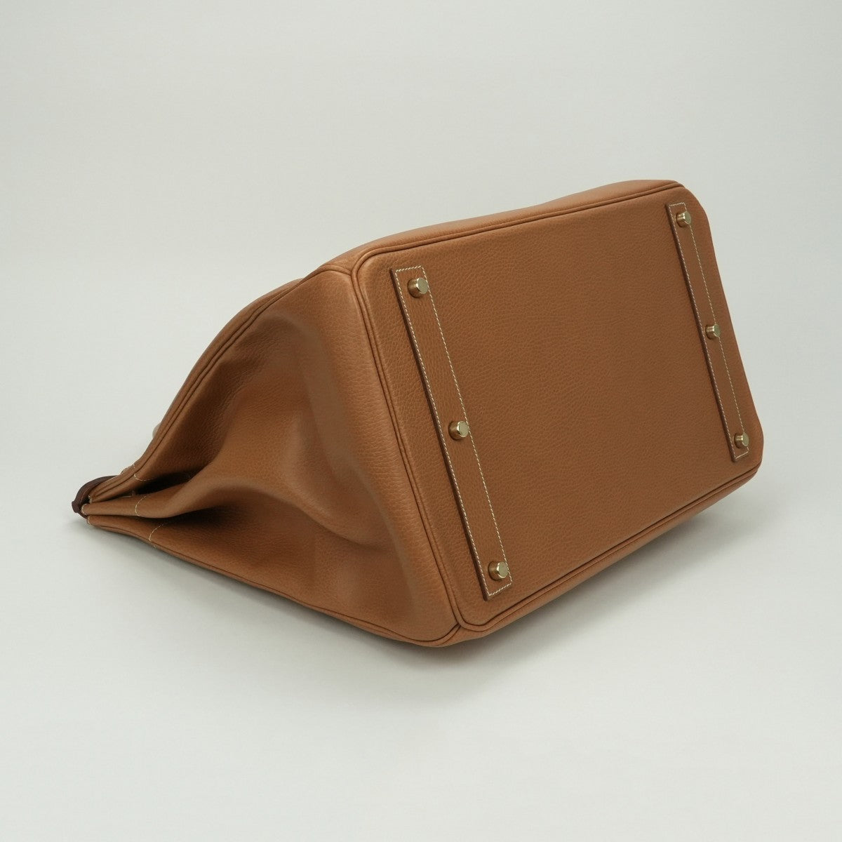 エルメス HERMES オータクロア45 オータクロア 45 バッグ トートバッグ アルデンヌ ナチュラル Natural ブラウン brown 茶 ゴールド金具